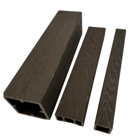 Балясина для ограждений Экодекинг Техно 3D 50x50x3000 Шоколад