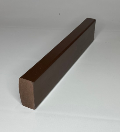 Лавочный брус Ecodecking Некст полнотелый глянцевый 70х35х3000 Шоколад