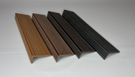 Угол торцевой Экодекинг Техно 70х35x3000 Бронза