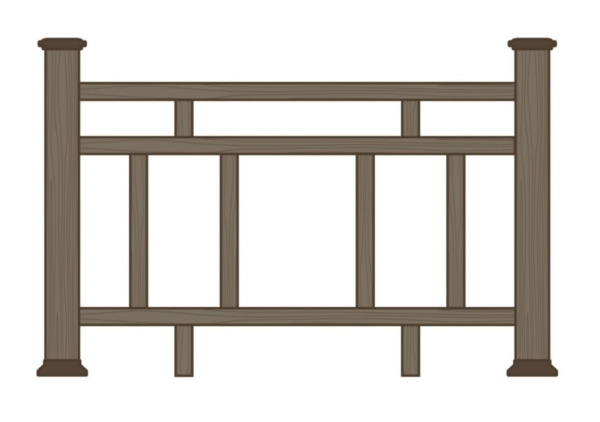 Ограждение из ДПК Экодекинг Орфорд