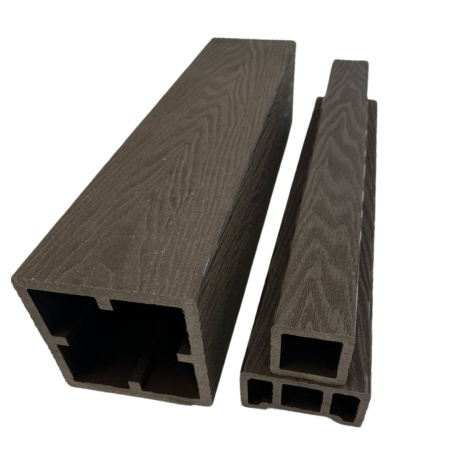 Балясина для ограждений Экодекинг Техно 3D 50x50x3000 Шоколад